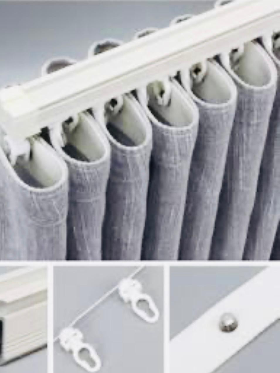 Curtain heading detail